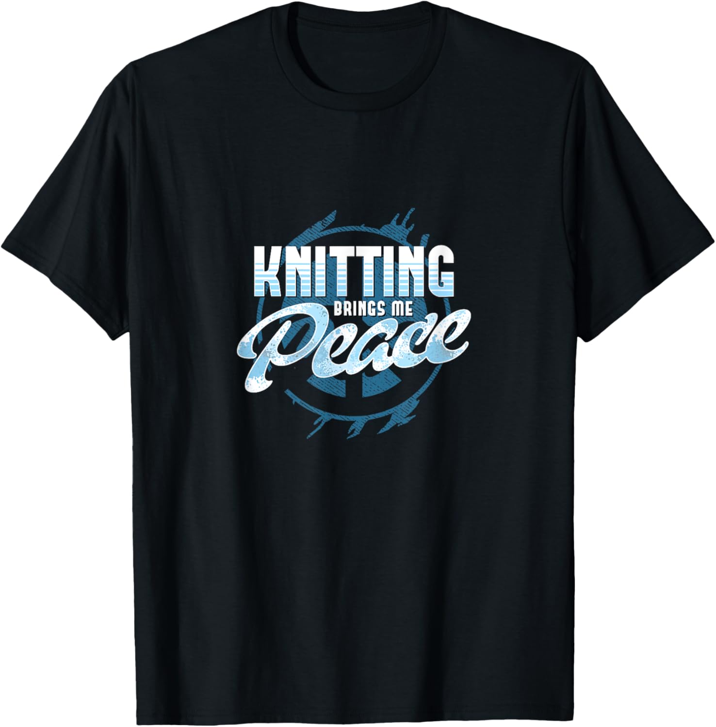 Knitting Brings Me Peace - Relaxing Hobby for Yarn Lovers Yarn Supply | Trending 2025 | Customer Favorite