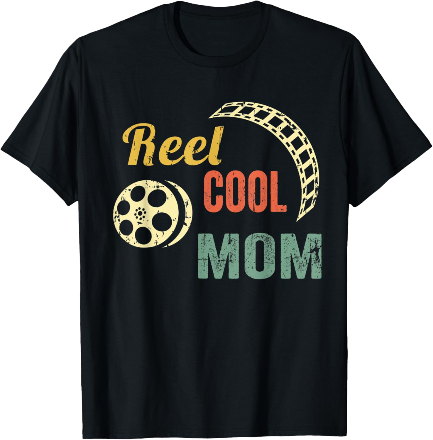 Reel Cool Mom Movie Lover Gift Projectionist Cool Filmmaker Apparel | High Search Volume | Aesthetic Fit