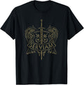 Serviam St Michael Latin Christian Catholic Graphic Apparel | Viral Streetwear Style