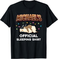 Michael Name Sleeping Shirt Sleep Personalized Pajama T-Shirt | Viral Streetwear Style
