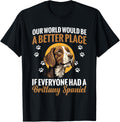 Better Place if Everyone Had a Brittany Spaniel Dog Apparel | Google Shopping Optimized | Daily Wear Essential