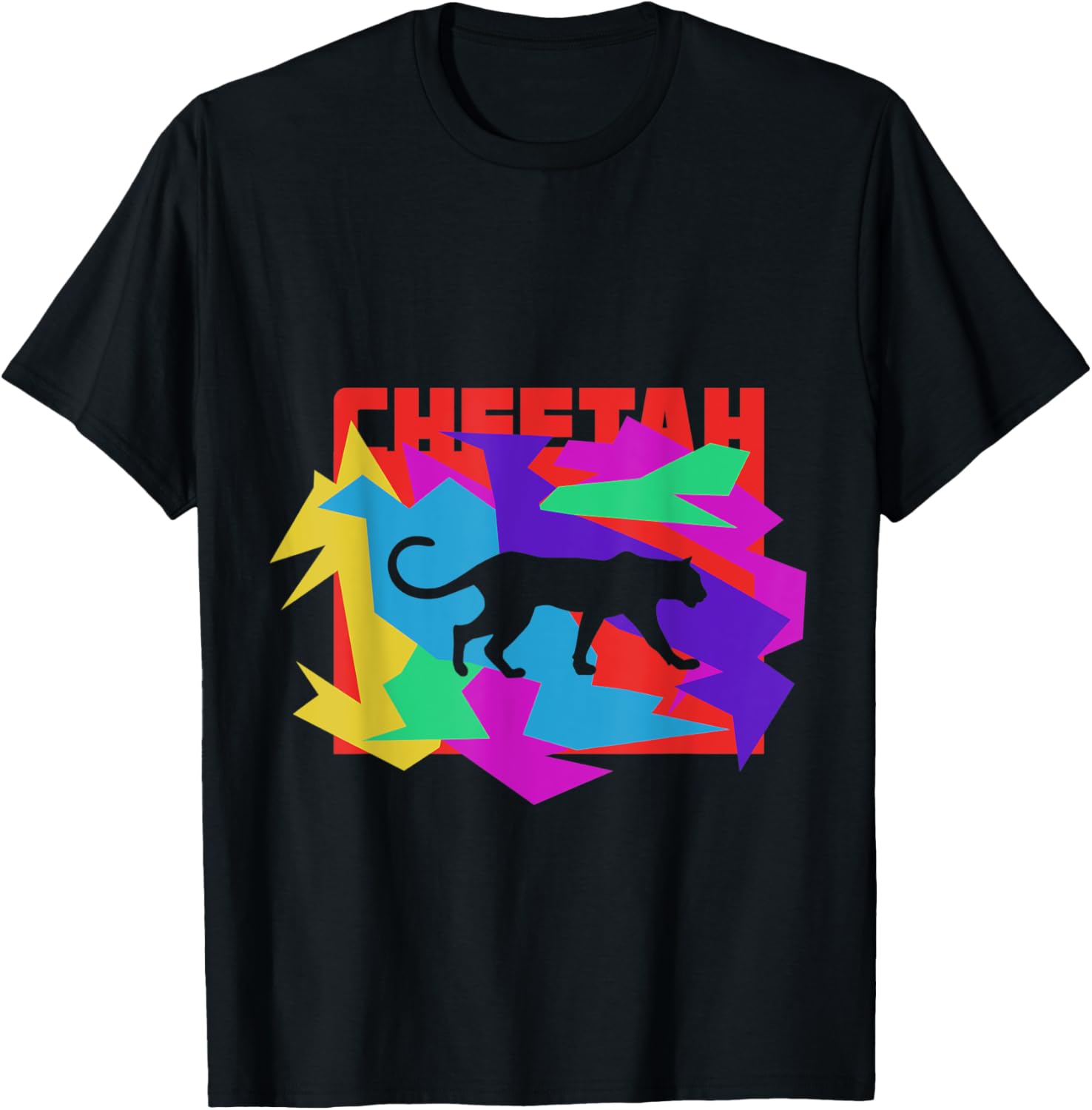 Cheetah Animal Mosaik Puzzle Apparel Comfort Fit Best Seller Look