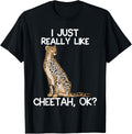 I Just Really Like Cheetah for Wild Cat and Cheetah Lovers Apparel Premium Print Hot Right Now