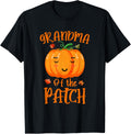 Vintage Pumpkin Grandma Of The Patch Halloween Family Apparel | Perfect Gift Idea