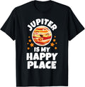 Jupiter is My Happy Place Solar System Planet Apparel | Top Conversion Title | Aesthetic Casual Look