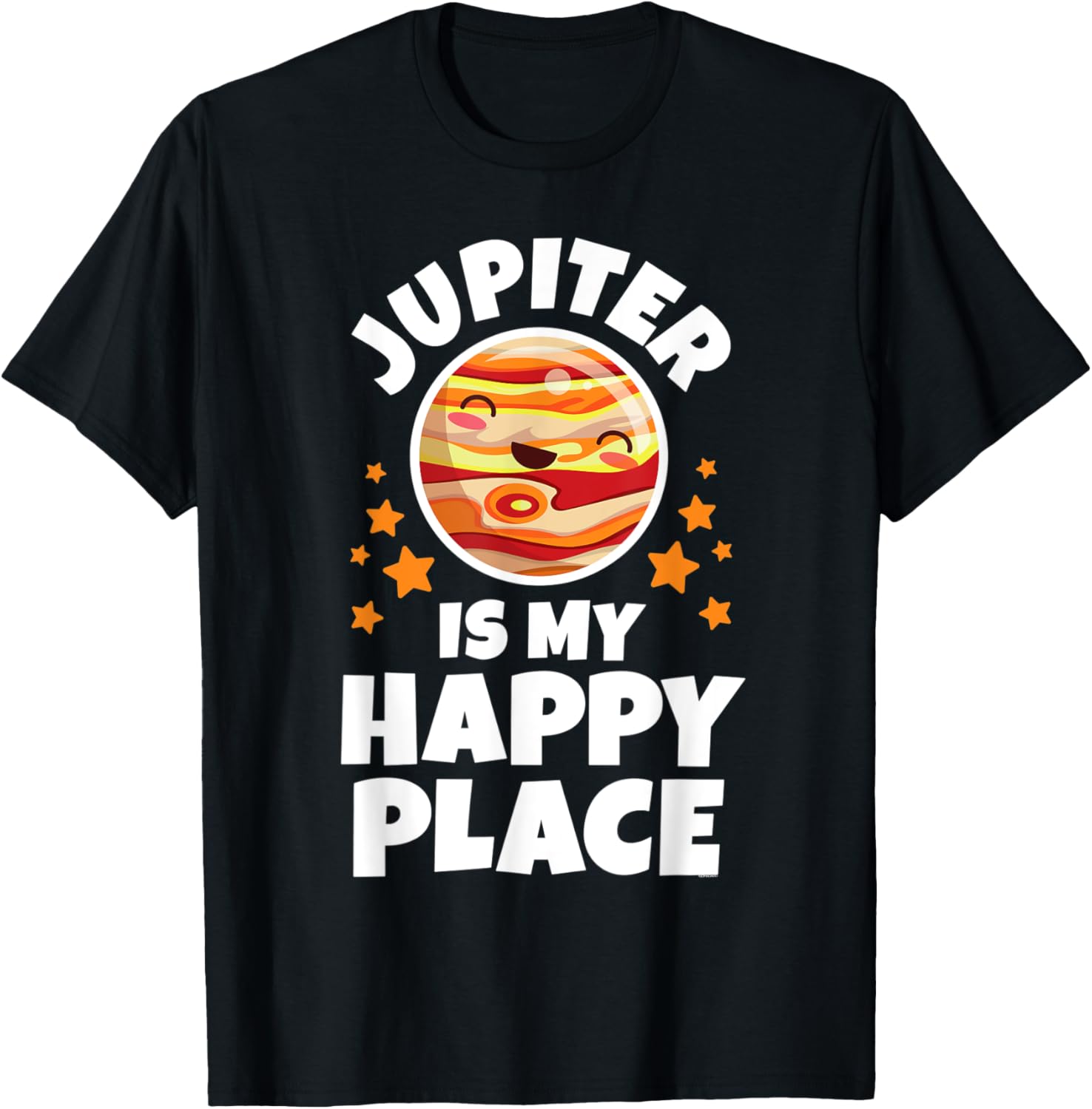 Jupiter is My Happy Place Solar System Planet Apparel | Top Conversion Title | Aesthetic Casual Look