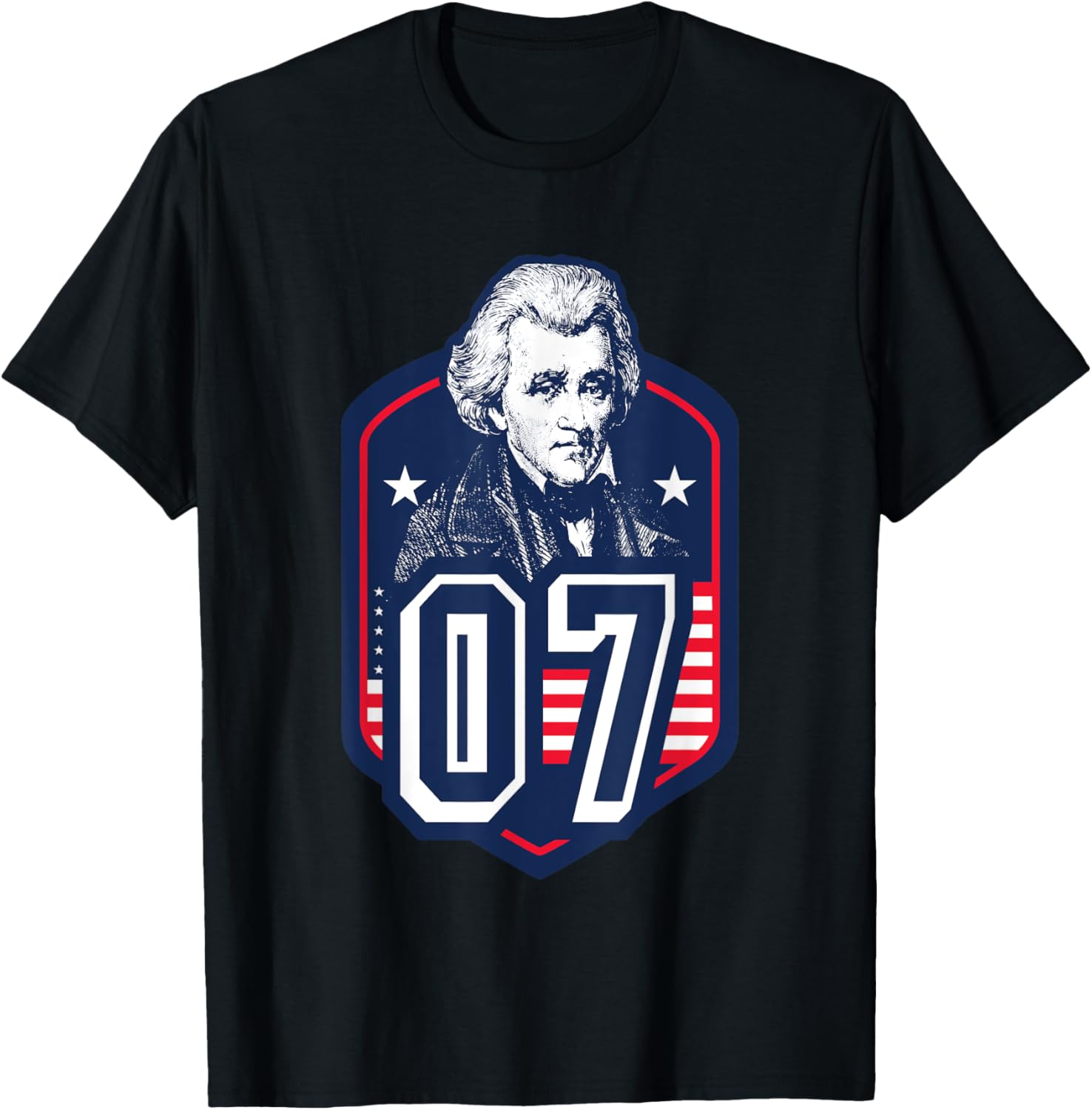 Andrew Jackson Seventh President Jersey Style T Shirt T-Shirt | Trending 2025