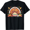 Thanksgiving Turkey Knitting Sweater with Pumpkins and Yarn Sweater | Premium Quality | Customer Favorite