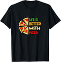 Life With Pizza Italian Food Chef Pizza Maker Apparel | Premium Quality | Perfect Gift Idea