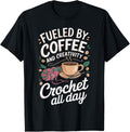Fueled By Coffee And Creativity Crochet All Day Yarn Fun Yarn Supply | Top Rated | Perfect for Crafters