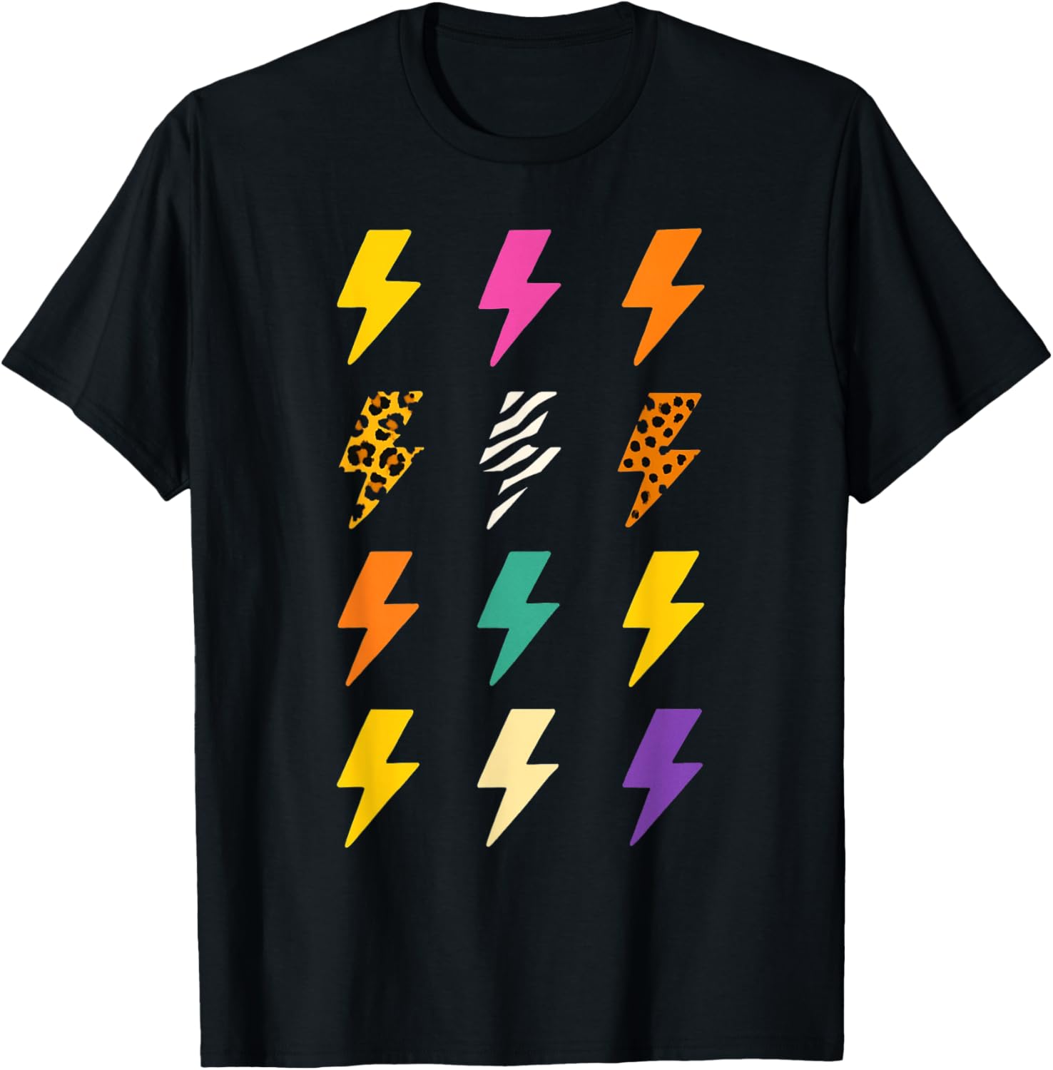 Bolt Lightning Leopard Zebra Cheetah Print Theme Electrician Apparel High Search Demand Hot Right Now