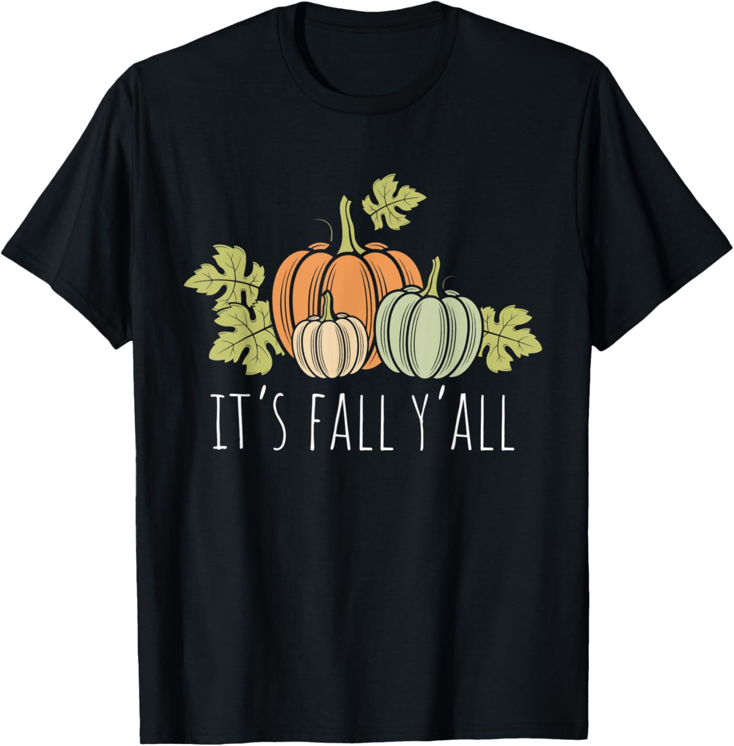 Its Fall Yall Shirt Women Cheetah Pumpkin T Shirt Streetwear Style Gift Ready