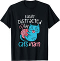 Knitting Cat And Yarn Feline Knitter Crocheter Yarn Supply | High Search Volume | Perfect for Crafters