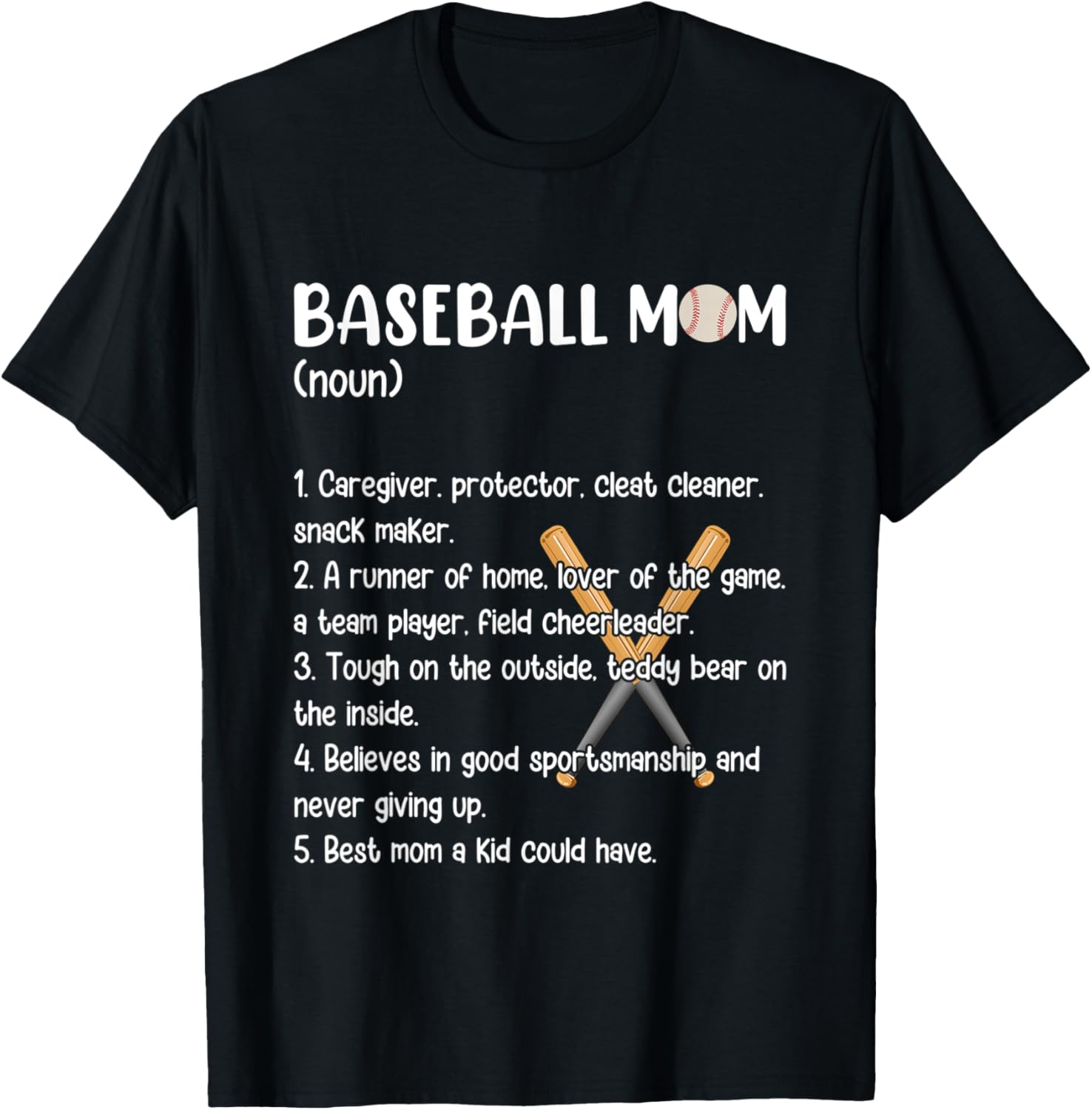 Baseball Mom Caregiver Protector Cleat Cleaner Snack Maker Apparel | US Viral Style | Comfort Daily Wear