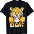 Cheetah Big African Cat Idgaf Apparel Comfort Fit US Top Pick