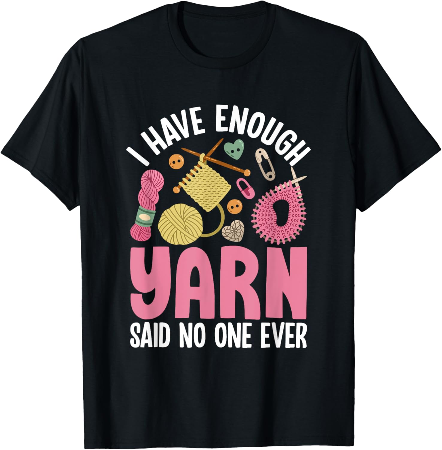 Funny Knitting Quote with Yarn Elements Yarn Supply | Viral US Pick | Customer Favorite
