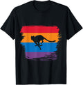 cheetah Shadow silhouette with colorful Flag Apparel Viral TikTok Find Hot Right Now