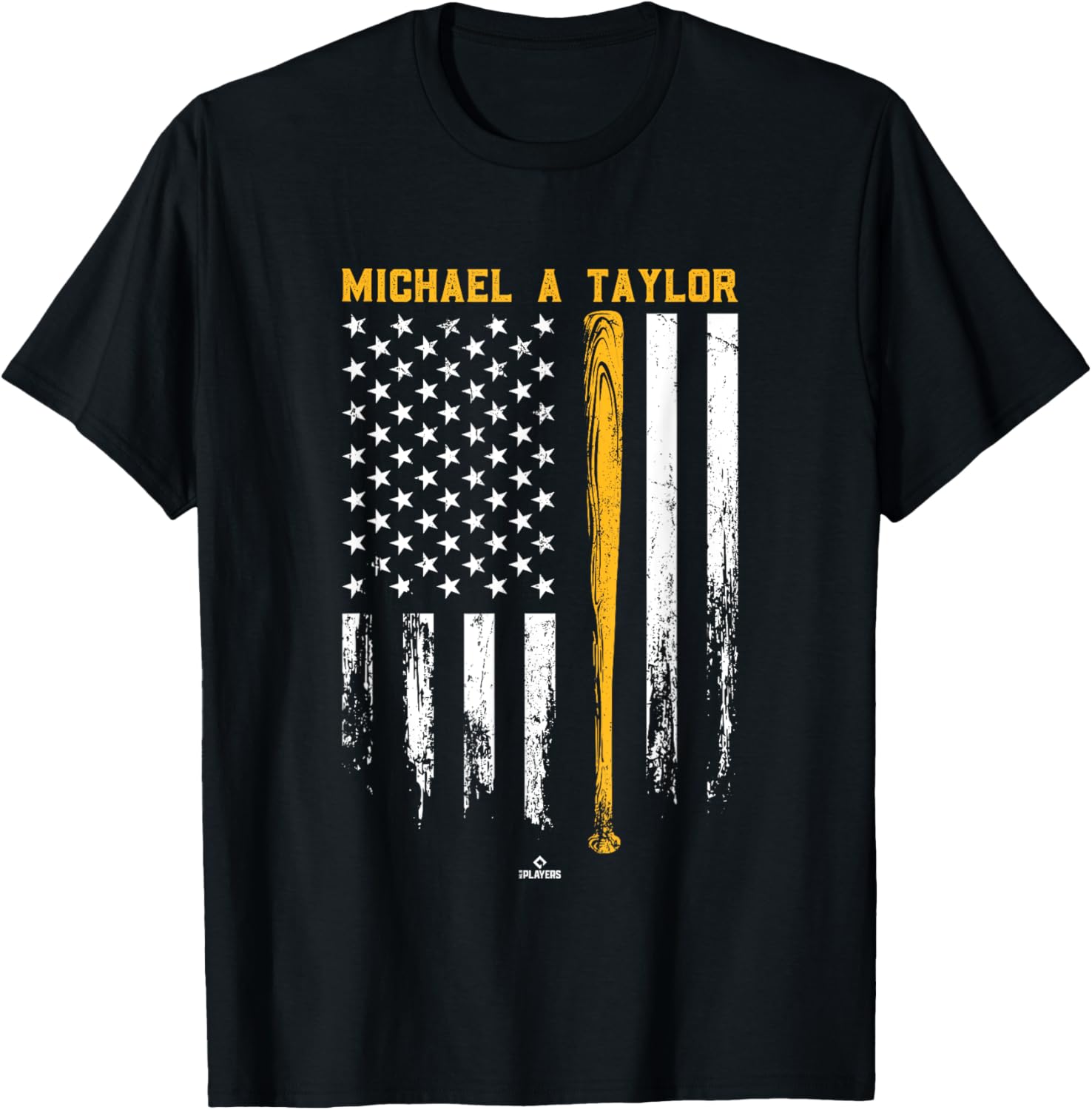 USA Flag Bat Michael A. Taylor Pittsburgh Baseball MLBPA Apparel | Perfect Gift Idea