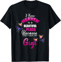 Heaven is Beautiful Place My GIGI Angel Memorial Family Apparel | Google Shopping Optimized | Aesthetic Casual Look