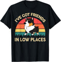 Funny Got Friends Low Place Tricolor Corgi-Shirt Lover Gifts T-Shirt | High Search Volume | Daily Wear Essential