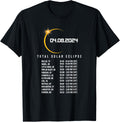 Total Solar Eclipse 2024 Shirt Time & Place Where To See T-Shirt | Bestseller Style | Daily Wear Essential