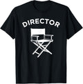 Movie Director T-Shirt, Filmmaker Director Chair Tee T-Shirt | Premium Quality | Comfort Daily Wear