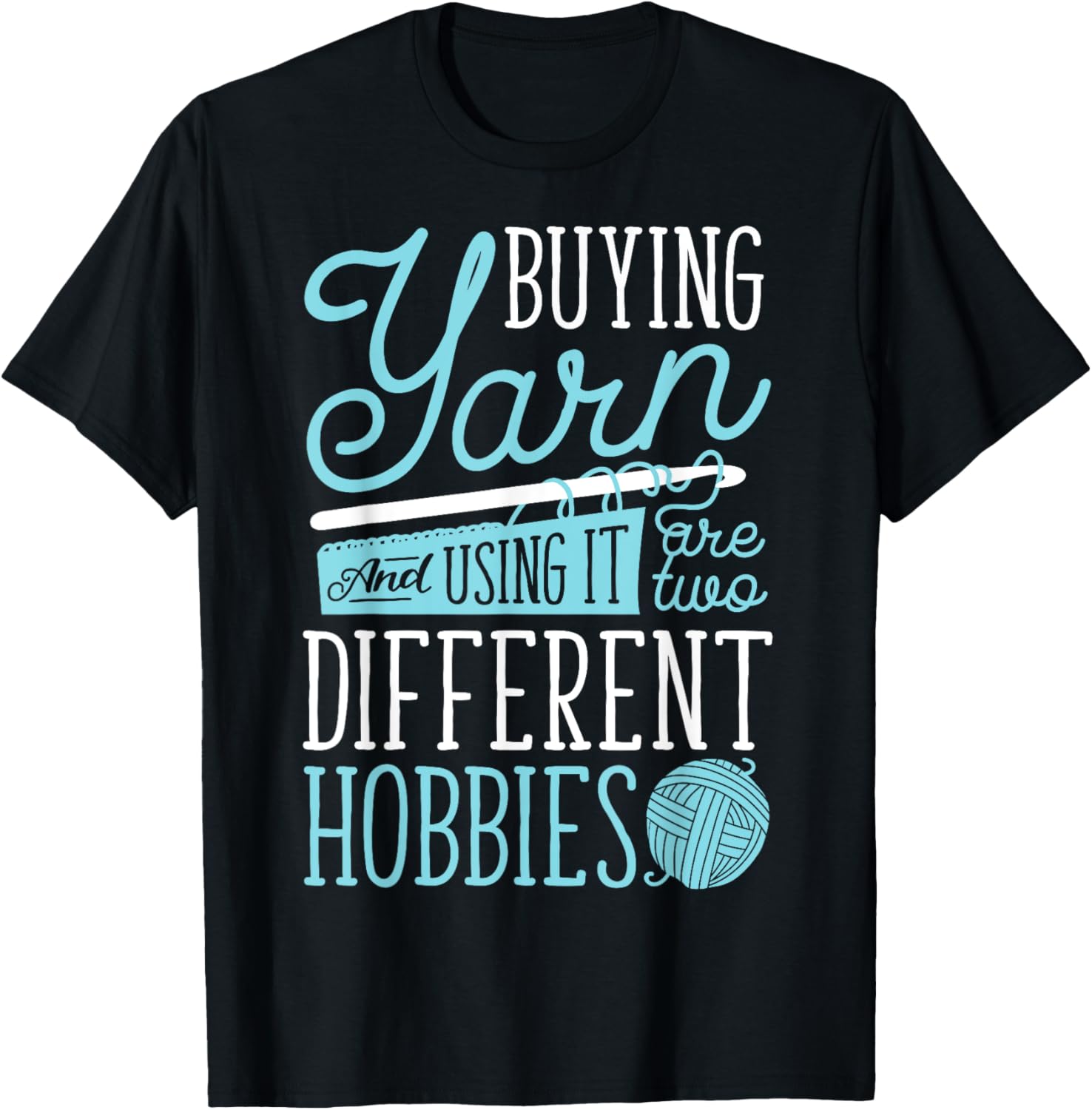 Buying Yarn And Using It Are Two Different Hobbies Crochet Yarn Supply | Viral US Pick | Perfect for Crafters