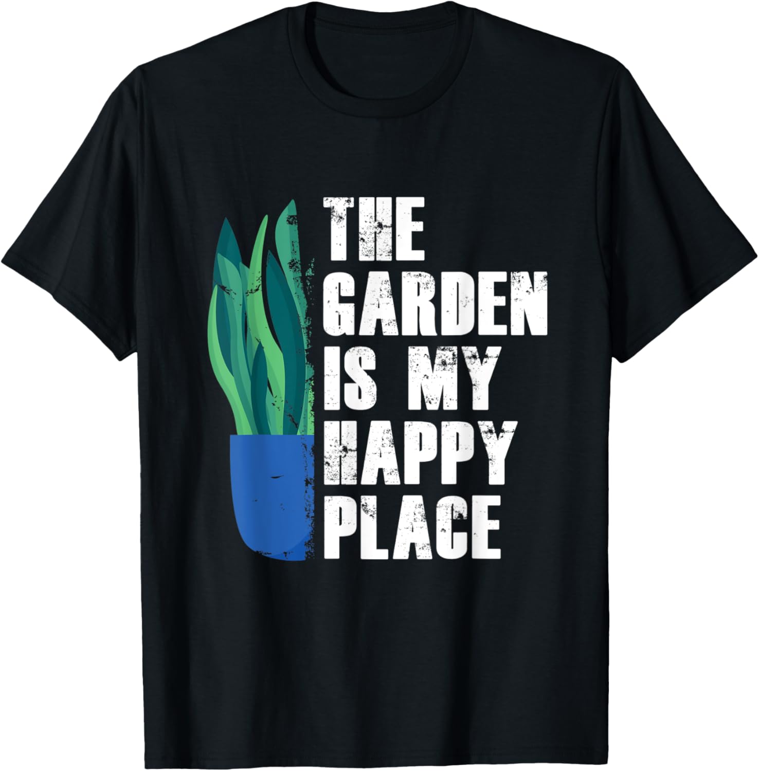 The Garden Is My Happy Place Gardening Gardener Plants Gift Apparel | US Viral Pick | Top Rated Comfort
