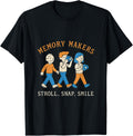 Stroll Snap Smile Memory Makers Photo Friends Design Apparel | Trending 2025 | Must-Have Style
