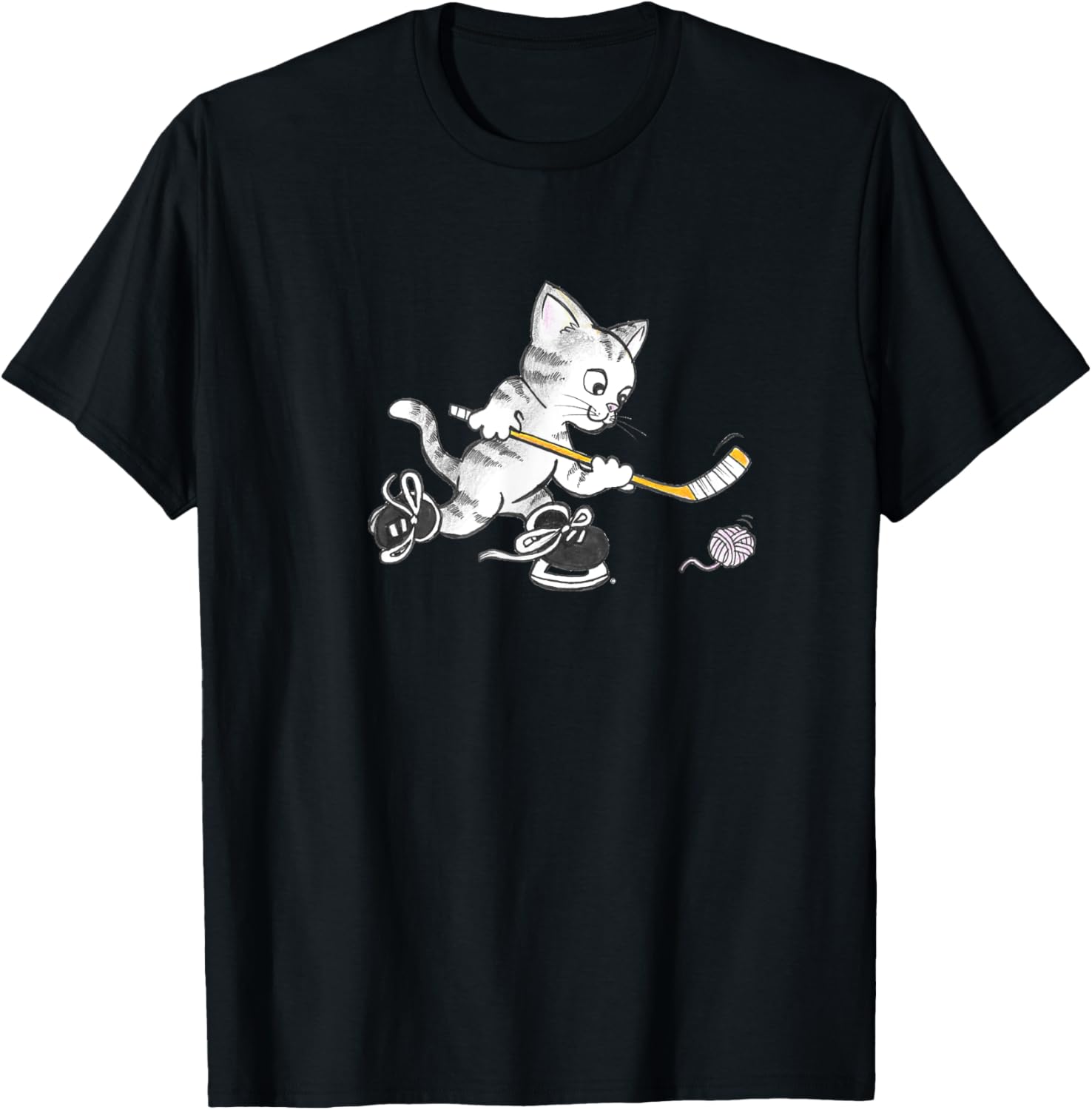 Cute Kitten Kitty Cat Playing Hockey Player Yarn Puck SCORE Yarn Supply | High Search Volume | High CTR Title