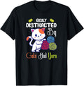 Easily Distracted By Cats And Yarn Crochet Yarn Supply | Viral US Pick | Perfect for Crafters