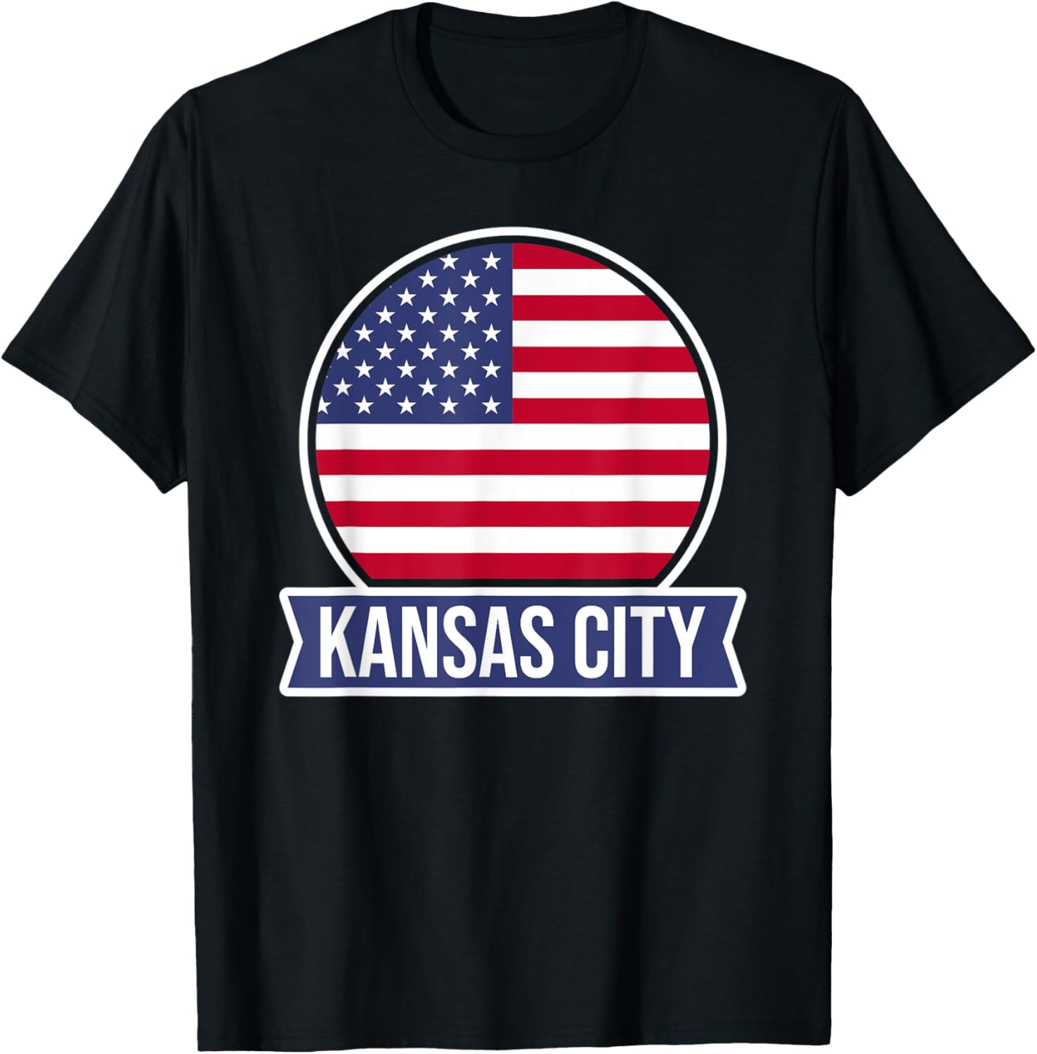 KANSAS CITY - USA - American place name US flag design Apparel | Premium Quality | Perfect Gift Choice