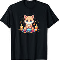 Cat As Candle Maker Design Candle Making T-Shirt for Men Women T-Shirt | Premium Quality | Perfect Gift Idea