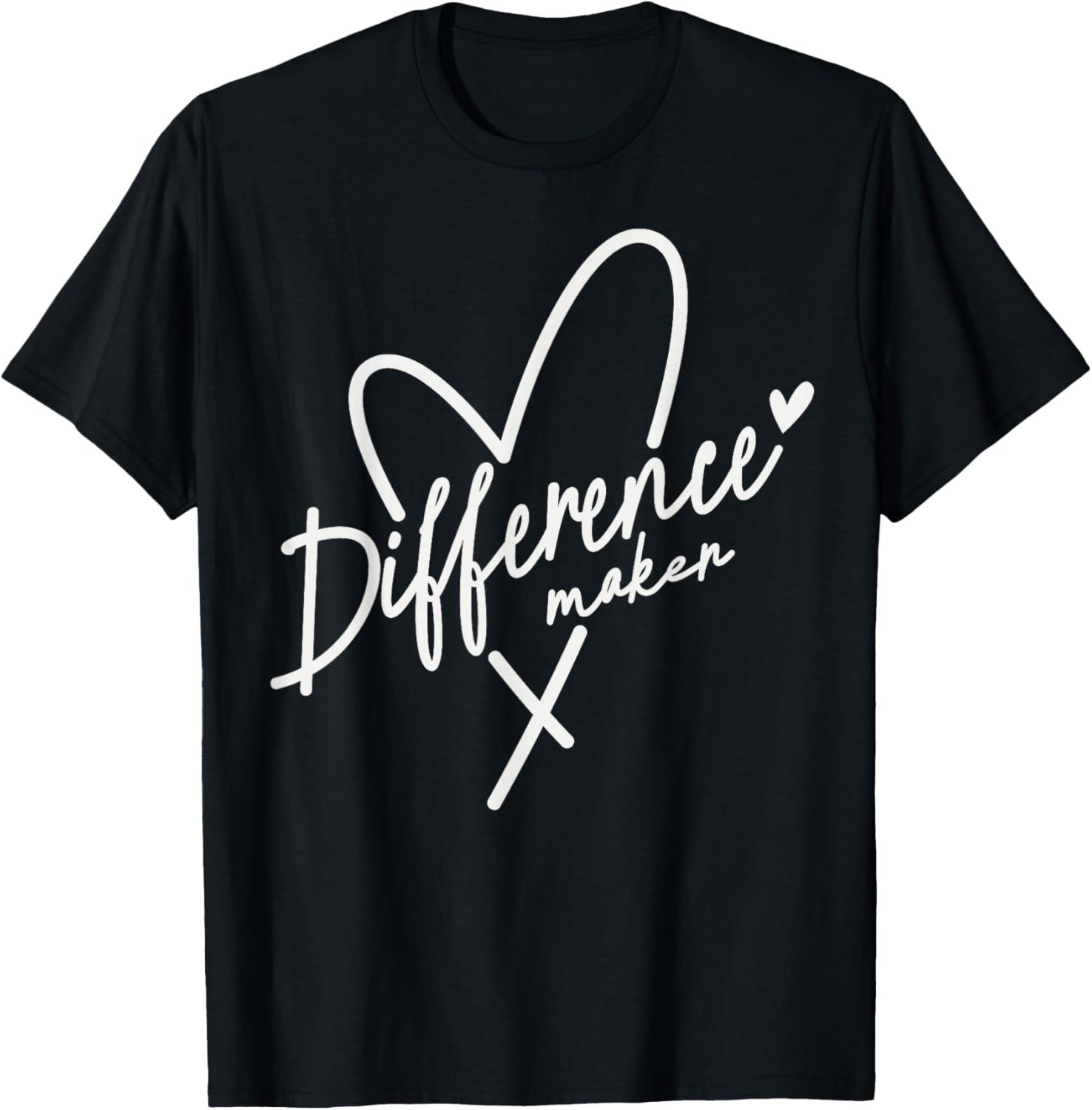 Difference Maker Tee Gift for Teacher Nurse Doctor Educator T-Shirt | Premium Quality | Perfect Gift Idea