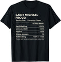 Saint Michael, Nebraska Proud Nutrition Facts Apparel | Perfect Gift Idea