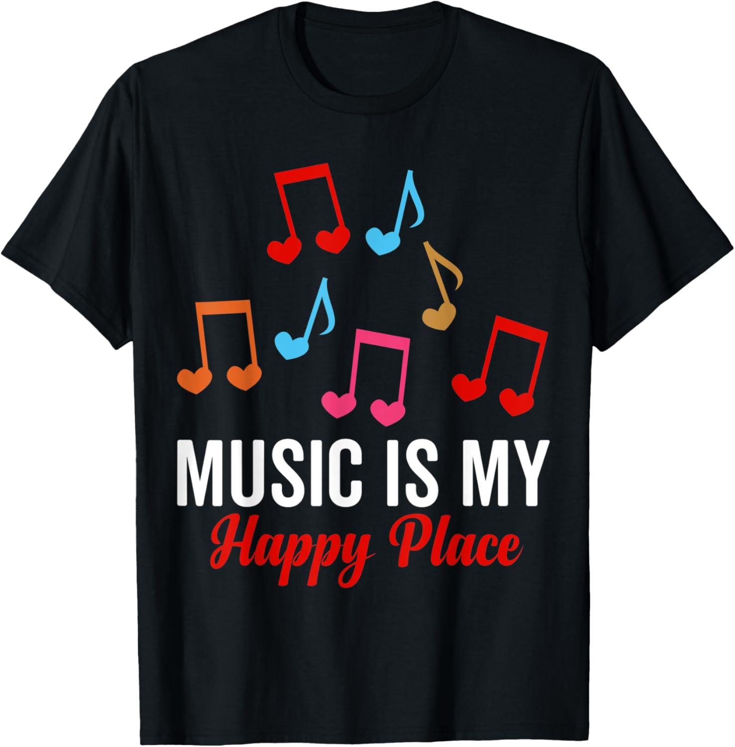 Retro LP Cassette CD Mp3 Music Is My Happy Place Apparel | High Search Volume | High CTR Boost