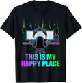 This Is My Happy Place Gamer Panda Apparel | Bestseller Style | Perfect Gift Choice