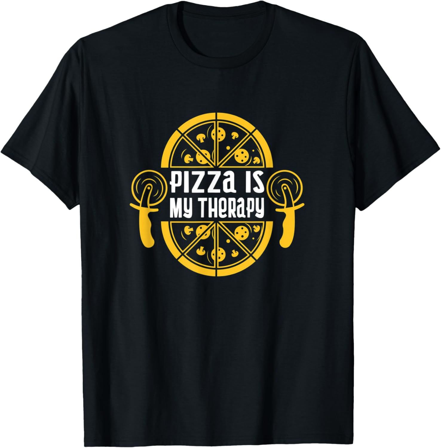 Pizza as Therapy Italian Food Pizza Maker Apparel | Trending 2025 | Aesthetic Fit