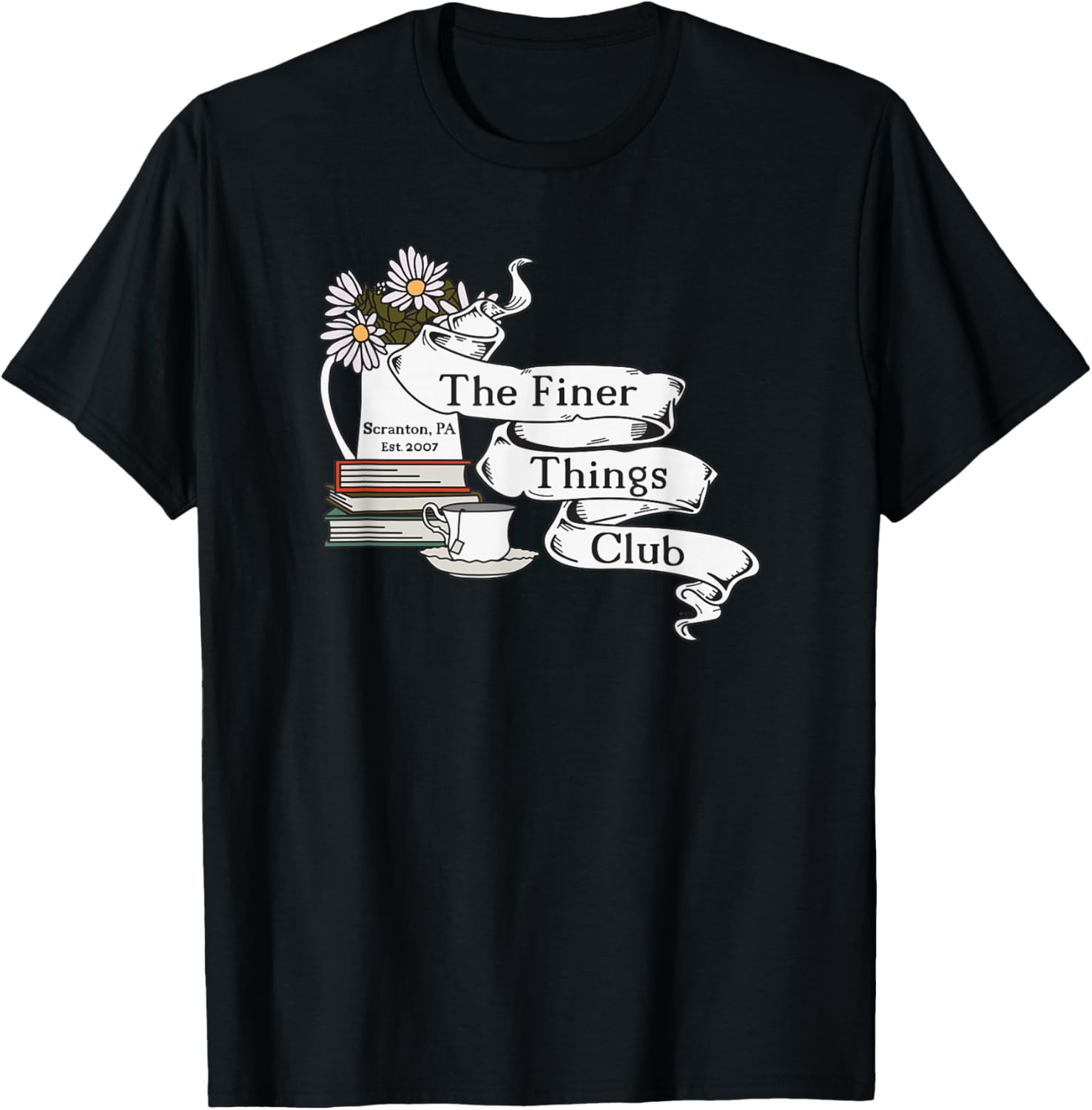 The Office Unisex-Adults, Unisex-Kids T-Shirt, Black, Small, Short Sleeve, Cotton 80 , Polyester 20 , Classic Fit, Cr...