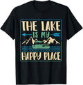 Lake Life Pantoon Motor Boat The Lake Is My Happy Place Apparel | Trending 2025 | Aesthetic Casual Look