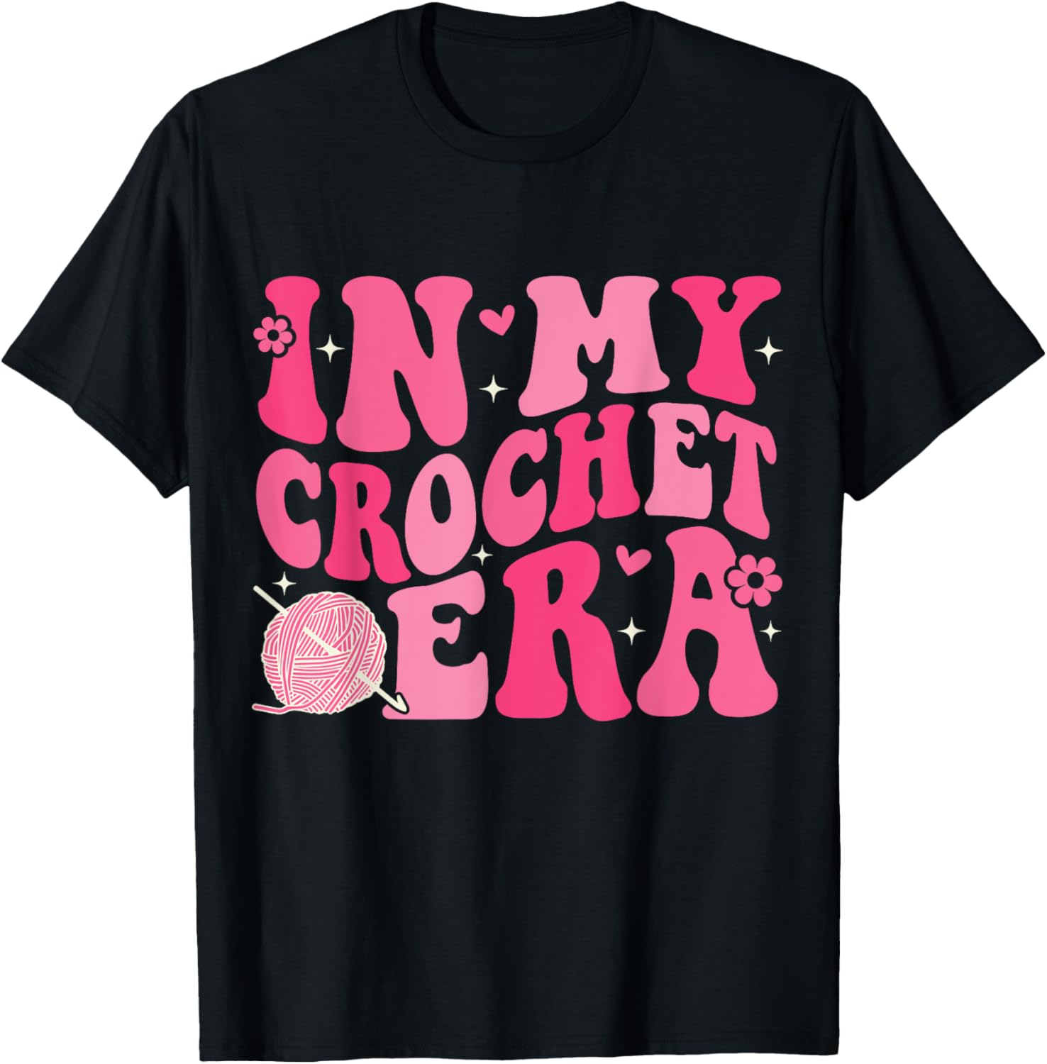 In My Crochet Era Groovy Grandma Mom Funny Crocheting Yarn Yarn Supply | Viral US Pick | Customer Favorite