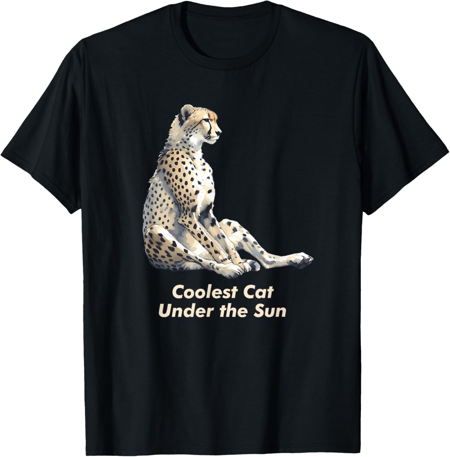 Coolest Cat Under the Sun Cheetah Artwork for Cheetah Fans Apparel Trending US Hot Right Now
