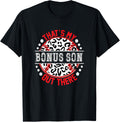 That s My BONUS SON Out There T Ball Tee Ball Cute Trendy T Shirt Trending US Hot Right Now