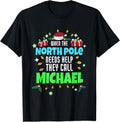 North Pole Helper Michael Christmas Michael Name Apparel | Premium Quality
