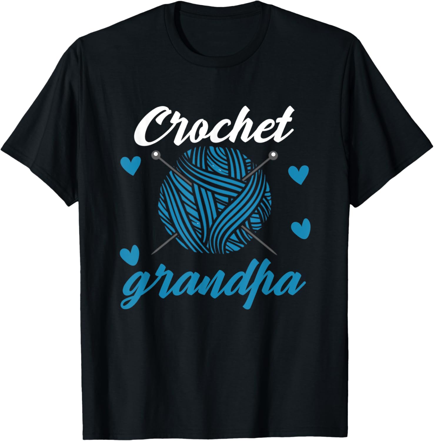 Funny Crochet Grandpa Crocheting Crocheter Yarn Lover Yarn Supply | Premium Quality | Customer Favorite