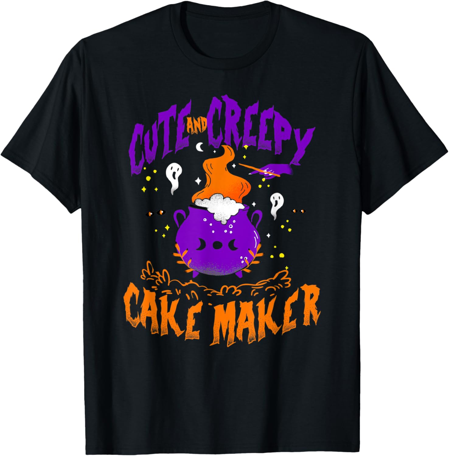 Cute and Creepy Cake Maker - Funny Cake Maker Halloween Apparel | Trending 2025 | Must-Have Style