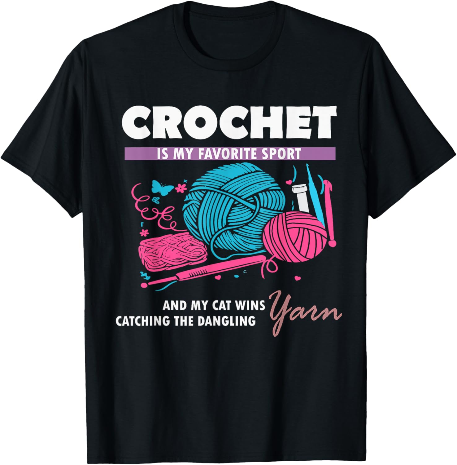 Crochet and Yarn Funny Design for Knitting and Quilting Yarn Supply | Trending 2025 | Customer Favorite