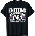 Knitting Knitter Knitting Fills My Days Yarn Yarn Supply | Viral US Pick | Best Seller Choice