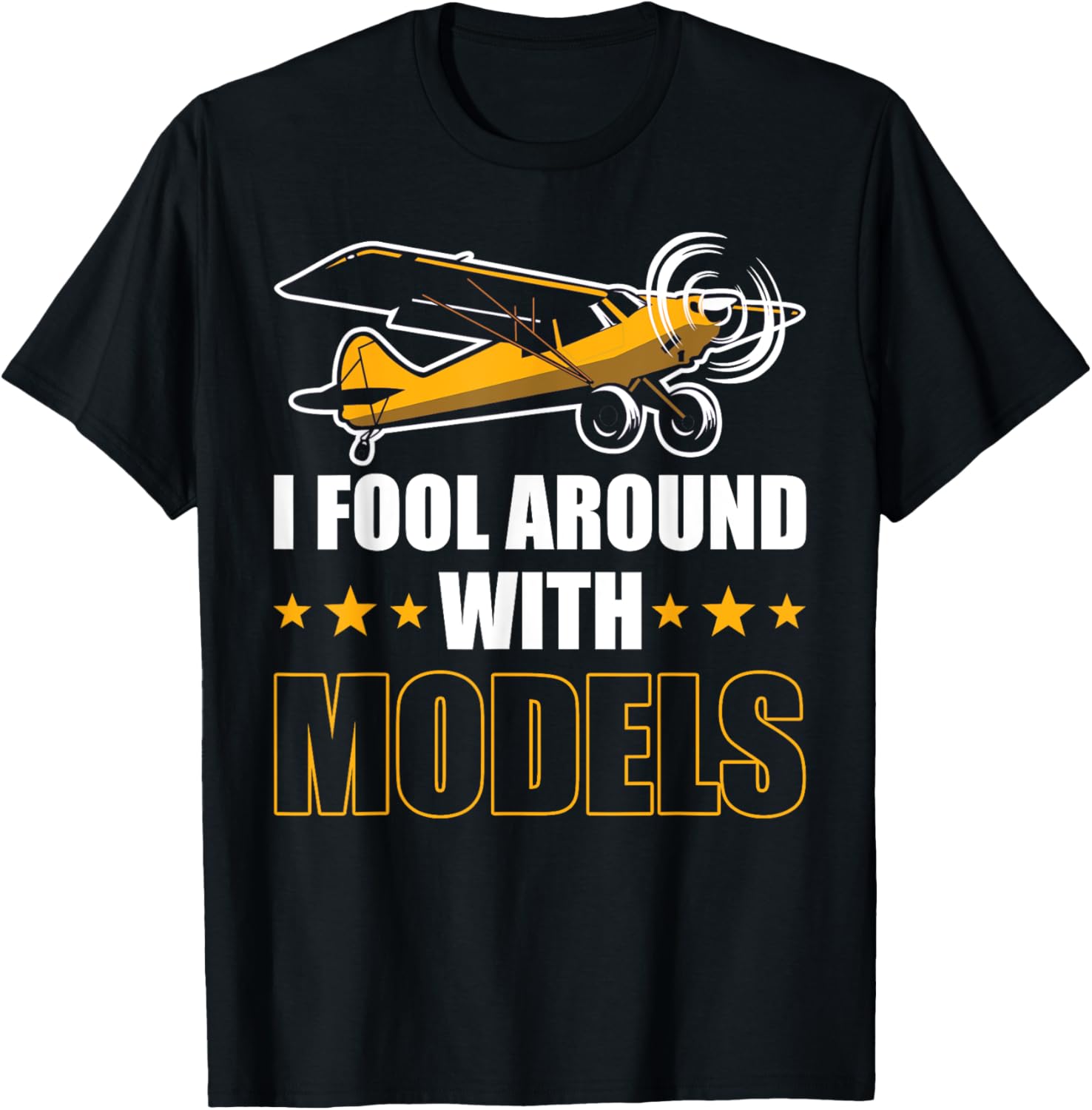 RC Airplane Modeling Plane Pilot - I Fool Around With Models Apparel | Trending 2025 | Perfect Gift Idea