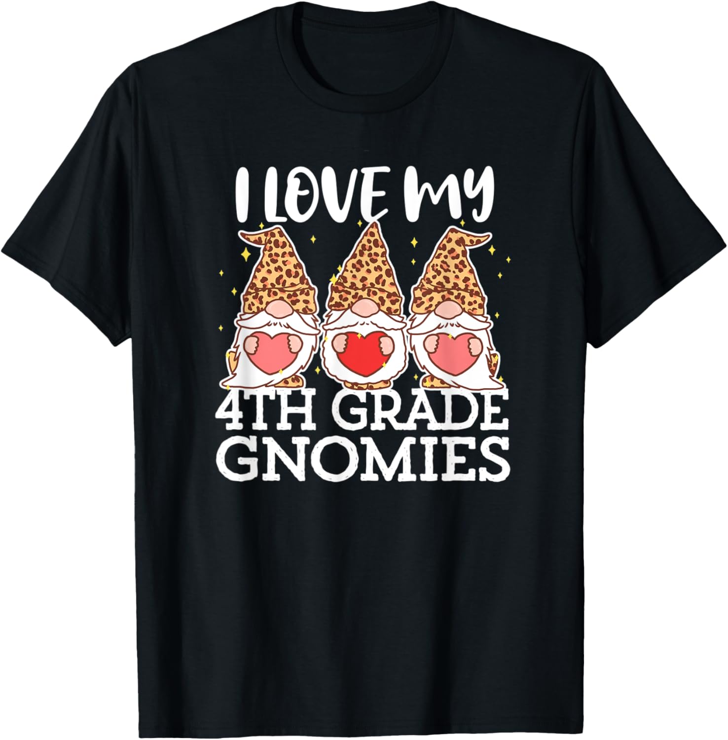 Valentines Day 4th Grade Teacher I love My Gnomes T Shirt for Men Women Kids T Shirt Streetwear Style Hot Right Now